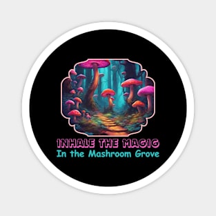 Psychedelic Mushrooms Magnet